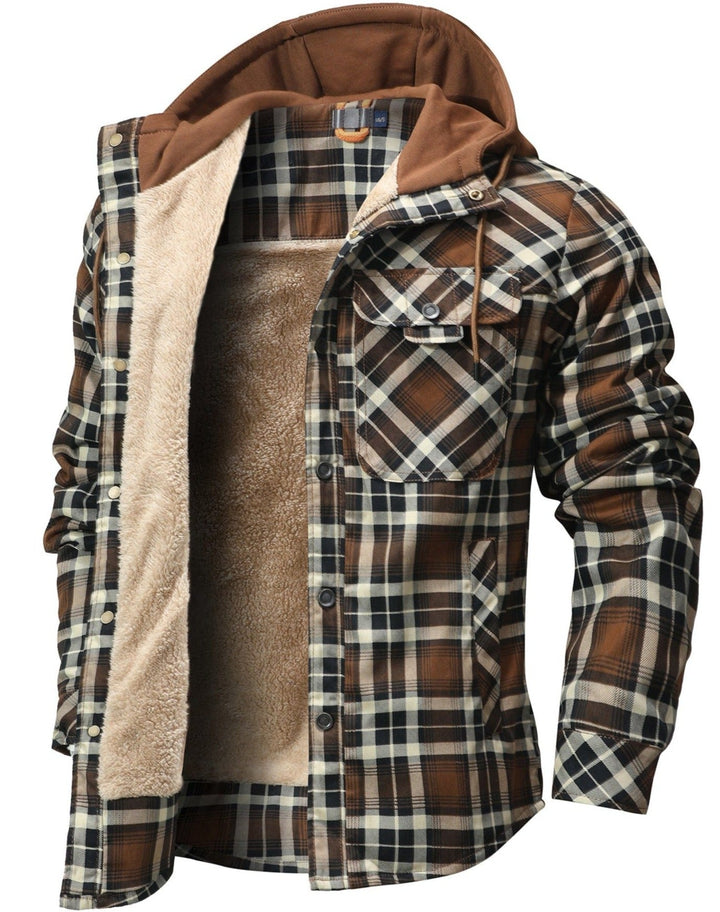Haiden | Hooded Flannel Jacket