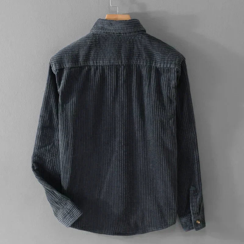 Viktor | Long sleeved shirt in corduroy