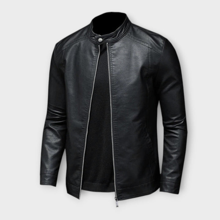 Harvey | Fitted Leather Jacket
