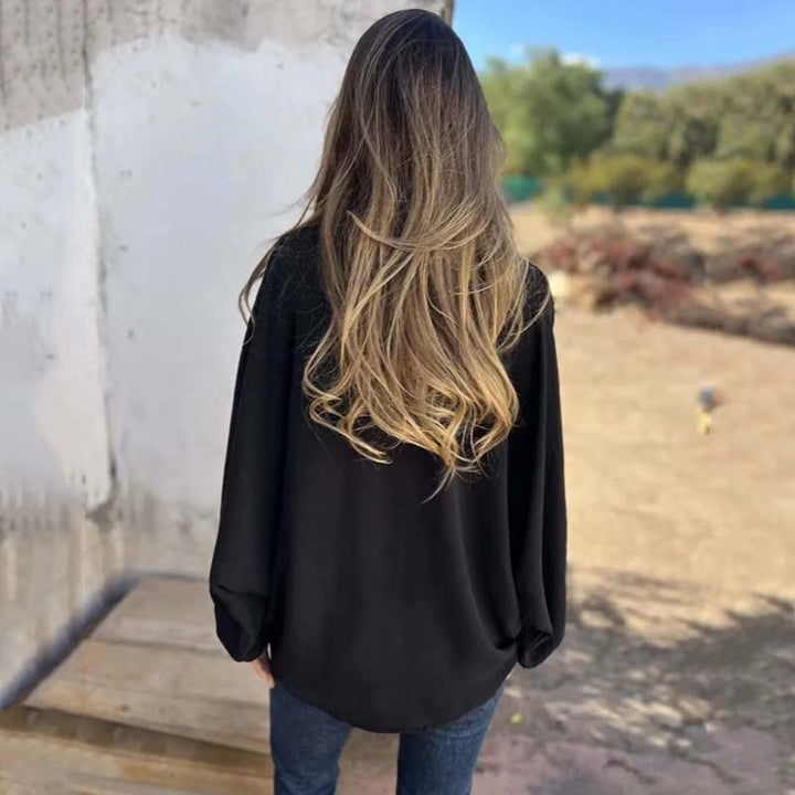 Iskra | Elegant Button-Up Blouse